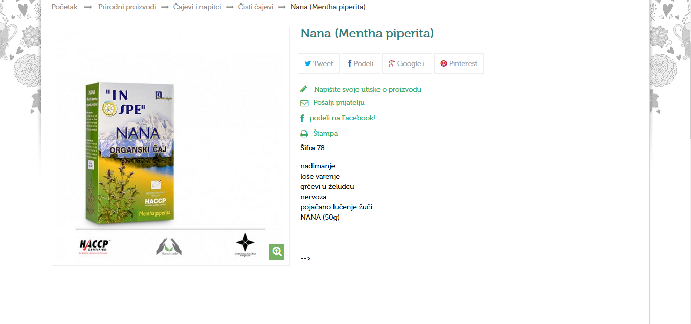 Nana (Mentha piperita)